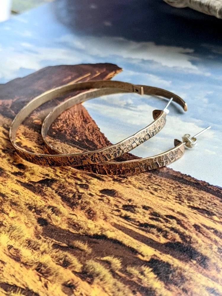 bronze hoop earrings on arizona highways magazine